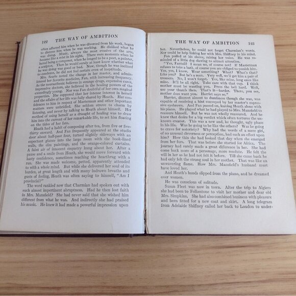 Antique 1913 The Way Of Ambition By Robert Hichens Hardcover Book - Picture 7 of 11